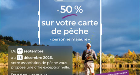 Carte de pêche "Offre d'automne"